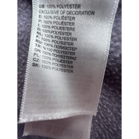 The North Face Full Zip Womens Purple Big Logo Jacket Sz Medium - Picture 7 of 9